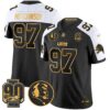 Detroit Lions 2024 90th & John Madden Patch Gold Vapor Limited Jersey V2 – All Stitched – Alternate – Hutchinson Jersey