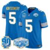 Detroit Lions 2024 NFC North Division Champions Patch Gold Trim Vapor Limited Jersey – All Stitched – Blue – David Montgomery Jersey