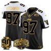 Detroit Lions 2024 NFC North Division Champions Patch Gold Vapor Limited Jersey – All Stitched – Alternate – Hutchinson Jersey