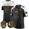 Detroit Lions 2024 90th & John Madden Patch Gold Vapor Limited Jersey V2 – All Stitched – Alternate – David Montgomery Jersey