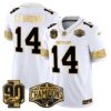 Detroit Lions 2024 NFC North Division Champions Patch Gold Vapor Limited Jersey – All Stitched – White Gold – St. Brown Jersey