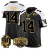 Detroit Lions 2024 NFC North Division Champions Patch Gold Vapor Limited Jersey – All Stitched – Alternate – St. Brown Jersey