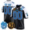 Detroit Lions 2024 90th & John Madden Patch Game Custom Jersey – All Stitched – Alternate Jersey