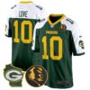 Packers John Madden & Home Patch Game Jersey – All Stitched – Green Alternate – Jordan Love Jersey