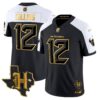 Houston Texans 2024 Texas Patch Gold Vapor Limited Jersey – All Stitched – Alternate – Nico Collins Jersey