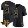 Houston Texans 2024 Texas Patch Gold Vapor Limited Jersey – All Stitched – Black Gold – Tank Dell Jersey