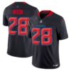 Houston Texans 2024 Vapor Limited Jersey V2 – All Stitched – Navy Limited – Joe Mixon Jersey
