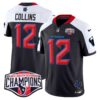 Houston Texans 2024 AFC South Division Champions Patch Vapor Limited Jersey – All Stitched – Navy Alternate – Nico Collins Jersey