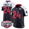 Houston Texans 2024 AFC South Division Champions Patch Vapor Limited Jersey – All Stitched – Navy Alternate – Derek Stingley Jr. Jersey