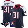 Houston Texans Hand Sign Throwing Up The H Vapor Jersey – All Stitched – Alternate – Dameon Pierce Jersey