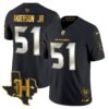 Houston Texans 2024 Texas Patch Gold Vapor Limited Jersey – All Stitched – Black Limited – Will Anderson Jr. Jersey