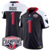 Houston Texans 2024 AFC South Division Champions Patch Vapor Limited Jersey – All Stitched – Navy Alternate – Stefon Diggs Jersey
