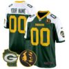 Packers John Madden & Home Patch Game Custom Jersey – All Stitched – Alternate Jersey