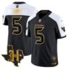 Houston Texans 2024 Texas Patch Gold Vapor Limited Jersey – All Stitched – Alternate – Jalen Pitre Jersey