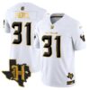 Houston Texans 2024 Texas Patch Gold Vapor Limited Jersey – All Stitched – White Gold – Dameon Pierce Jersey
