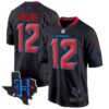 Houston Texans 2024 Texas Patch Game Jersey – All Stitched – Navy Limited – Nico Collins Jersey
