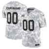 Kansas City Chiefs 2024 Salute to Service Vapor Limited Custom Jersey – All stitched – Arctic Camo Jersey