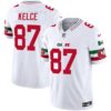 Chiefs Mexico Vapor Limited Jersey – All Stitched – White – Travis Kelce Jersey