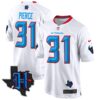 Houston Texans 2024 Texas Patch Game Jersey – All Stitched – White – Dameon Pierce Jersey