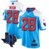 Houston Texans 2024 Texas Patch Game Jersey – All Stitched – Blue Alternate – Joe Mixon Jersey