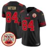 Chiefs 2024 Lamar Hunt Patch Vapor Limited Jersey – All Stitched – Gold Trim – Justin Watson Jersey