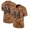 Kansas City Chiefs 2024 Salute to Service Vapor Limited Jersey – All stitched – Brown Camo – Justin Watson Jersey