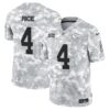 Kansas City Chiefs 2024 Salute to Service Vapor Limited Jersey – All stitched – Arctic Camo – Rashee Rice Jersey