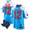 Houston Texans 2024 Texas Patch Game Jersey – All Stitched – Blue Alternate – Nico Collins Jersey