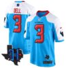 Houston Texans 2024 Texas Patch Game Jersey – All Stitched – Blue Alternate – Tank Dell Jersey