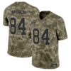 Kansas City Chiefs 2024 Salute to Service Vapor Limited Jersey – All stitched – Olive Camo – Justin Watson Jersey