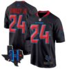 Houston Texans 2024 Texas Patch Game Jersey – All Stitched – Navy Limited – Derek Stingley Jr. Jersey