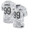 Rams 2024 Salute to Service Vapor Limited Jersey – Arctic Camo – All Stitched – Aaron Donald Jersey
