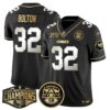Chiefs 2024 AFC West Division Champions Patch Gold Vapor Limited Jersey – All Stitched – Black Limited – Nick Bolton Jersey
