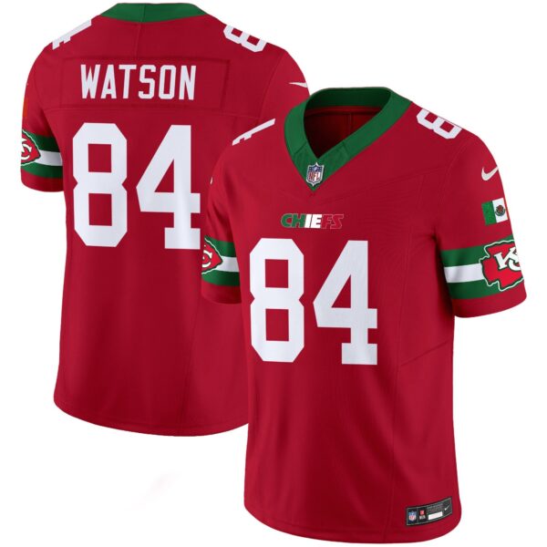 Chiefs Mexico Vapor Limited Jersey – All Stitched – Red – Justin Watson Jersey