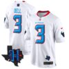 Houston Texans 2024 Texas Patch Game Jersey – All Stitched – White – Tank Dell Jersey