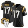 Los Angeles Rams 2024 Gold Vapor Limited Jersey – All Stitched – Black Limited – Puka Nacua Jersey