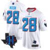 Houston Texans 2024 Texas Patch Game Jersey – All Stitched – White – Joe Mixon Jersey