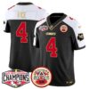 Chiefs 2024 AFC West Division Champions Patch Vapor Limited Jersey – All Stitched – Black Alternate – Rashee Rice Jersey
