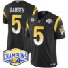 Los Angeles Rams 2024 NFC West Division Champions Vapor Limited Jersey – All Stitched – Black – Jalen Ramsey Jersey