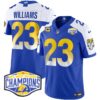 Los Angeles Rams 2024 NFC West Division Champions Vapor Limited Jersey – All Stitched – Royal Alternate – Kyren Williams Jersey