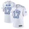 Men's Buffalo Bills Josh Allen Nike White 2025 Rivalries Collection Game Jersey