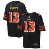 Youth San Francisco 49ers Brock Purdy Nike Black 2025 Rivalries Collection Game Jersey