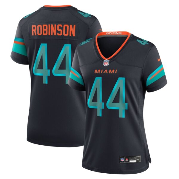 Women's Miami Dolphins Chop Robinson Nike Pitch Blue 2025 Rivalries Collection Game Jersey