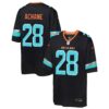 Youth Miami Dolphins DeVon Achane Nike Pitch Blue 2025 Rivalries Collection Game Jersey