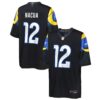Youth Los Angeles Rams Puka Nacua Nike Midnight Blue 2025 Rivalries Collection Game Jersey