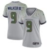 Women's Seattle Seahawks Kenneth Walker III Nike Wolf Gray 2025 Rivalries Collection Game Jersey