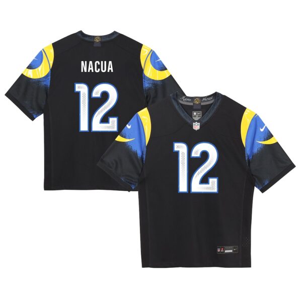 Toddler Los Angeles Rams Puka Nacua Nike Midnight Blue 2025 Rivalries Collection Game Jersey