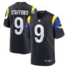 Men's Los Angeles Rams Matthew Stafford Nike Midnight Blue 2025 Rivalries Collection Game Jersey