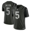 Men's New York Jets Garrett Wilson Nike Gotham Green 2025 Rivalries Collection Limited Jersey