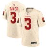 Men's Arizona Cardinals Budda Baker Nike Natural 2025 Rivalries Collection Game Jersey